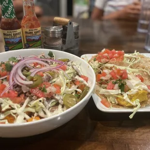 Hacienda Hash Bowl  Turmeric Chicked Tacos