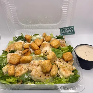 chicken and lettuce salad
