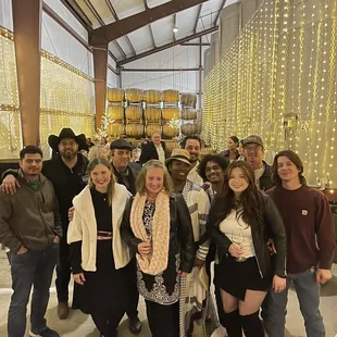 Birthday celebrations for Cat at Intercoastal's Black and White event