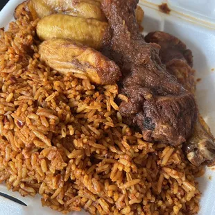 Jollof Rice with Chicken