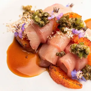Hamachi Crudo