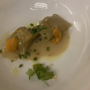 Duxelle & Uni Agnolotti