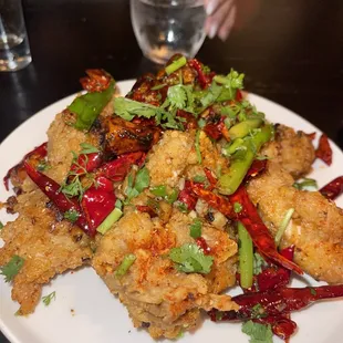 Szechuan Spicy Fried Chicken