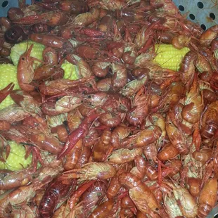 Hot crawfish! Mmmm!