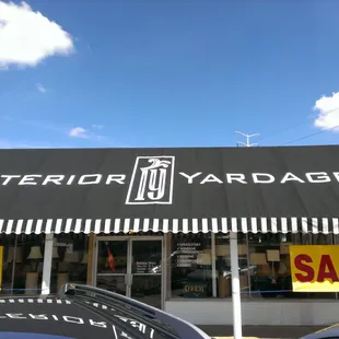 Front of store