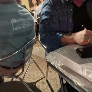 Tight seating