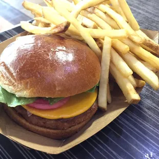 Plant Based Burger was amazing!