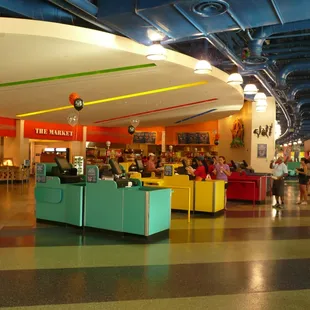 Intermission Food Court, located inside Melody Hall at Disney's All-Star Music Resort... (Walt Disney World, FL)