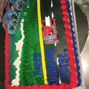  a thomas the train birthday cake