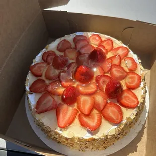 Strawberry Shortcake ($35 for a small, round cake)