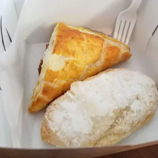 Guava and cream cheese pastery and cheese pastery