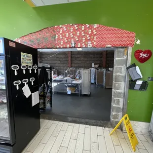 Open Kitchen in back