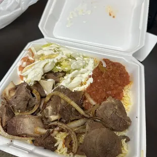 Rice with Goat Plate