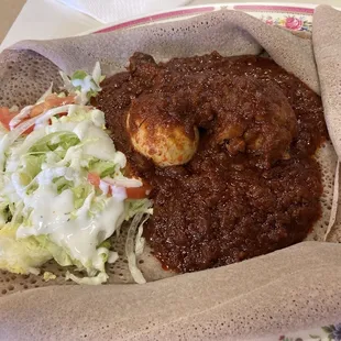 Doro Wot Plate at my favorite restaurant
