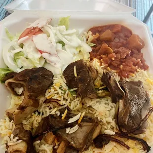 Rice with Lamb Plate