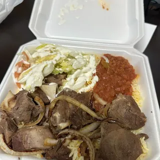 Rice with Goat Plate
