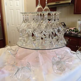 Mashed potato martini set-up