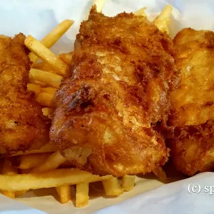 Fish and chips ..