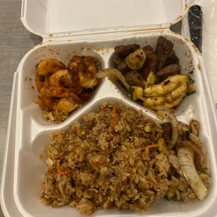 Shrimp &amp; Streak entree