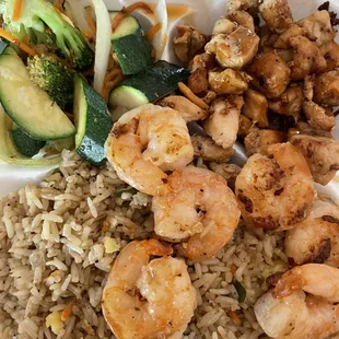 Hibachi Chicken and Shrimp