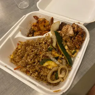 Chicken &amp; Shrimp entree