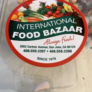 See the rock on the package.