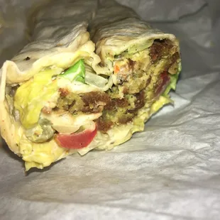 Horrible picture but this sucker was delicious!!