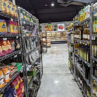 A view down one of the aisles.