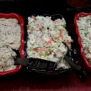 Delicious salads pastry and lots more