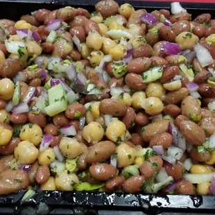 Our own bean salad