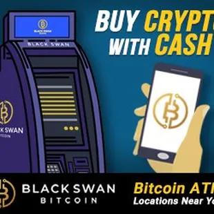 Best Bitcoin ATM With Instant Verifications. Black  Swan Bitcoin ATM!