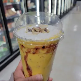Araisy drink- mango base with nuts and raisins
