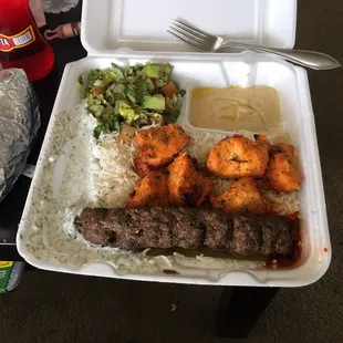 Awesome double meat plate