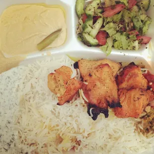 Chicken Kabob Plate