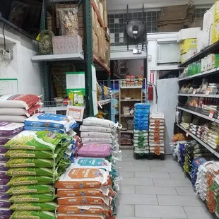 a wide variety of food items