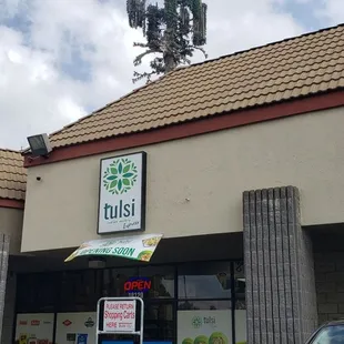 the outside of the store