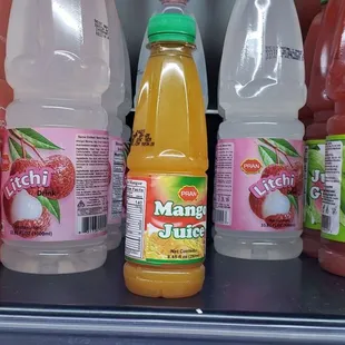 a variety of juices