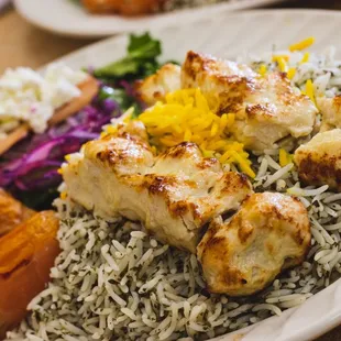 Chicken Kabob Plate