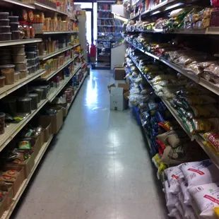Their aisles is pretty sizable