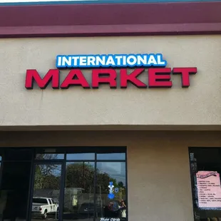 the front of the store