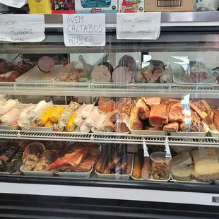 Salami and meats.  Half of it is Hungarian and delicious!