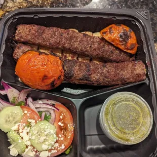 Koobideh (Extra rice was in Pulao)
