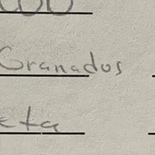 Micheal Granadas  Juan Lira or Liva  Eloy Unzeta or Uvizeta