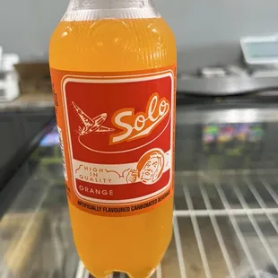 a bottle of soda