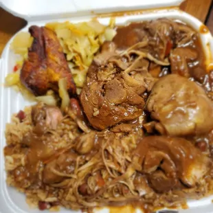 Brown stew chicken