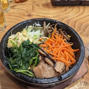 Vegetable bibimbop