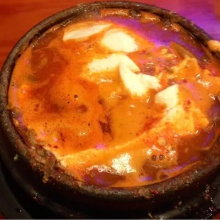 Spicy  Seafood Tofu Soup - my favorite!