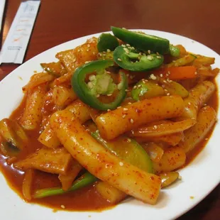 Stir Fried Rice Cakes