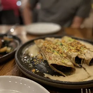 The duck was too salty for us- I would not recommend