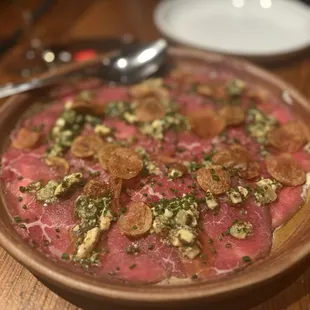 Wagyu beef carpaccio